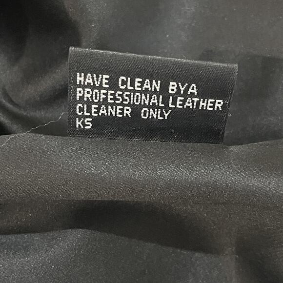 Unik Leather Jacket Womens Small Black Quilted Zip Off Lined Biker Moto Zip - Picture 15 of 15